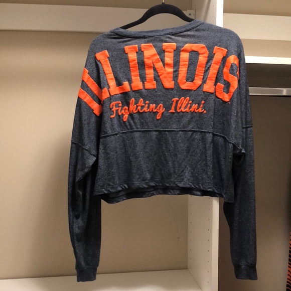 UofI Long Sleeve Cropped Shirt - Picture 2 of 2